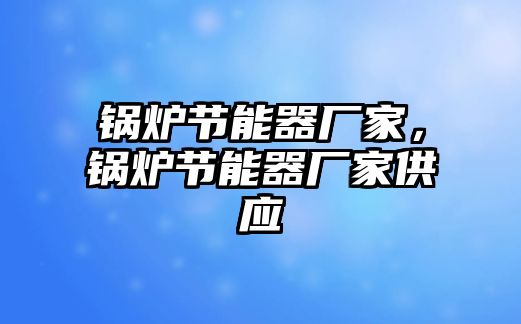 鍋爐節(jié)能器廠家，鍋爐節(jié)能器廠家供應