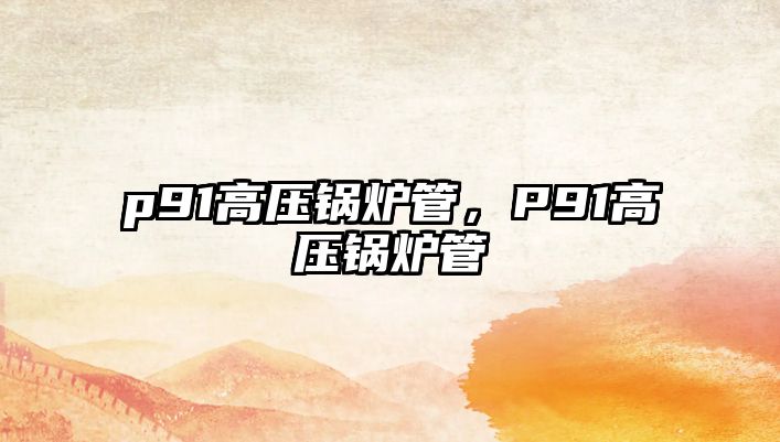 p91高壓鍋爐管，P91高壓鍋爐管