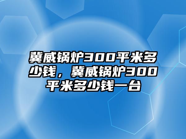 冀威鍋爐300平米多少錢，冀威鍋爐300平米多少錢一臺