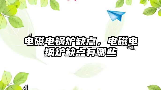 電磁電鍋爐缺點，電磁電鍋爐缺點有哪些