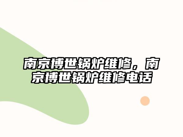 南京博世鍋爐維修，南京博世鍋爐維修電話