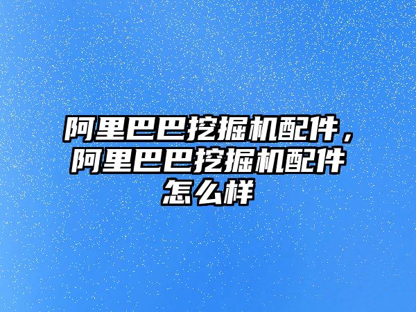 阿里巴巴挖掘機配件，阿里巴巴挖掘機配件怎么樣