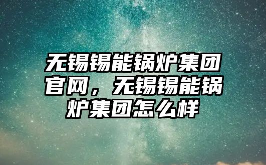 無錫錫能鍋爐集團官網，無錫錫能鍋爐集團怎么樣