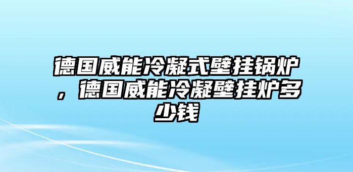 德國威能冷凝式壁掛鍋爐，德國威能冷凝壁掛爐多少錢