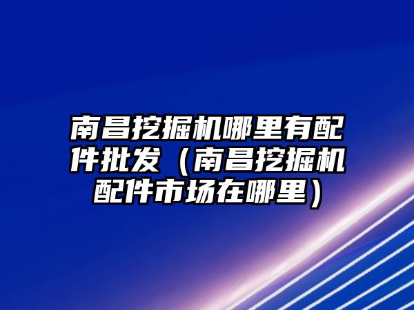 南昌挖掘機哪里有配件批發（南昌挖掘機配件市場在哪里）