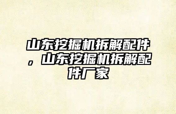 山東挖掘機拆解配件，山東挖掘機拆解配件廠家