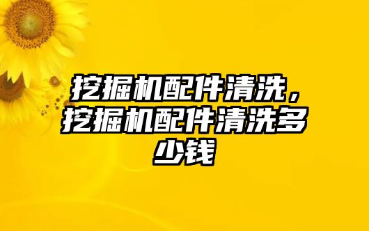 挖掘機配件清洗，挖掘機配件清洗多少錢