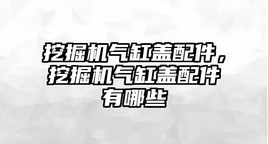 挖掘機氣缸蓋配件，挖掘機氣缸蓋配件有哪些