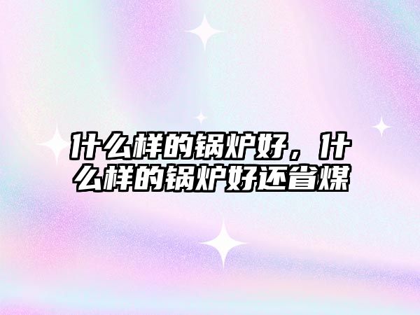 什么樣的鍋爐好，什么樣的鍋爐好還省煤