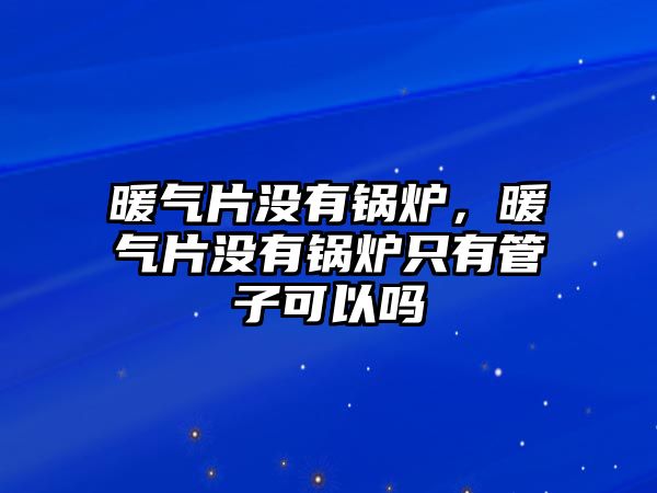 暖氣片沒有鍋爐，暖氣片沒有鍋爐只有管子可以嗎