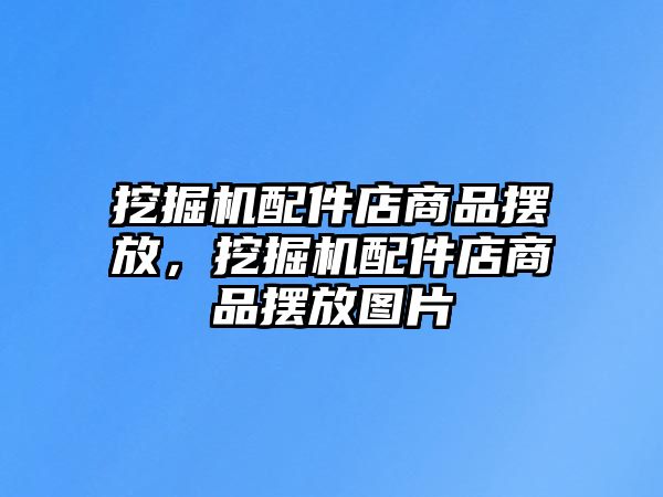 挖掘機(jī)配件店商品擺放，挖掘機(jī)配件店商品擺放圖片