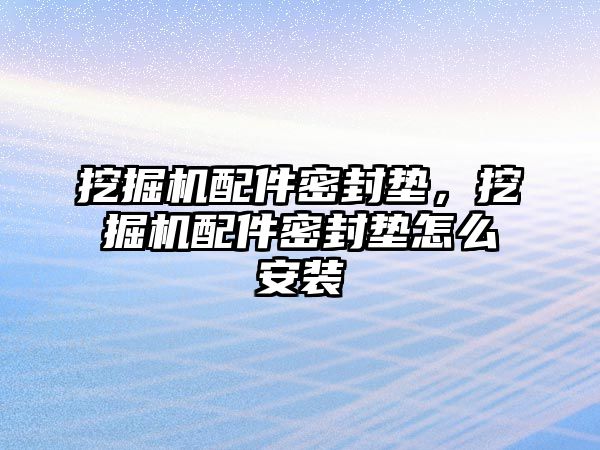 挖掘機配件密封墊，挖掘機配件密封墊怎么安裝