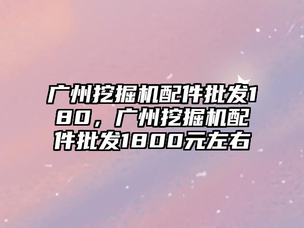 廣州挖掘機配件批發(fā)180，廣州挖掘機配件批發(fā)1800元左右