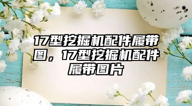 17型挖掘機配件履帶圖，17型挖掘機配件履帶圖片