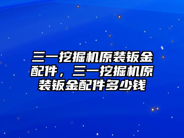 三一挖掘機原裝鈑金配件，三一挖掘機原裝鈑金配件多少錢