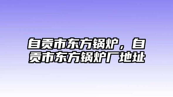 自貢市東方鍋爐，自貢市東方鍋爐廠地址