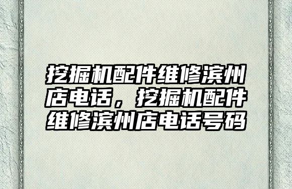 挖掘機(jī)配件維修濱州店電話，挖掘機(jī)配件維修濱州店電話號碼