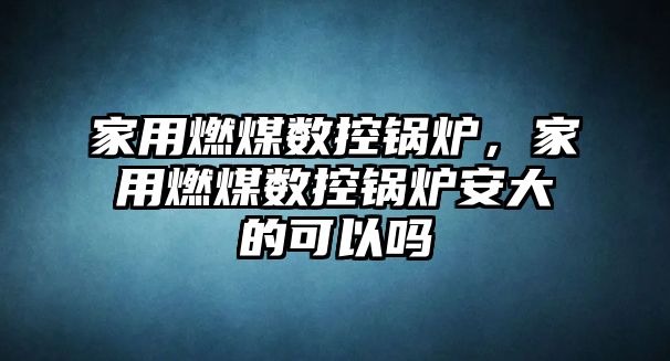 家用燃煤數控鍋爐，家用燃煤數控鍋爐安大的可以嗎