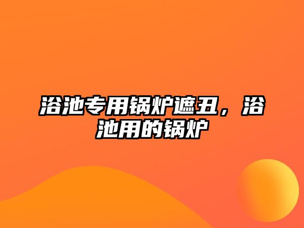 浴池專用鍋爐遮丑，浴池用的鍋爐