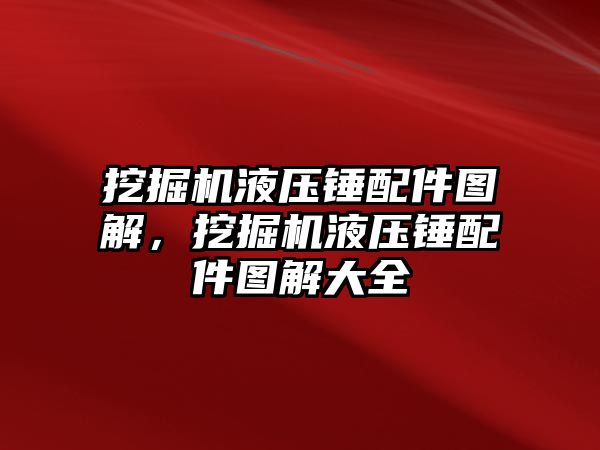 挖掘機液壓錘配件圖解，挖掘機液壓錘配件圖解大全