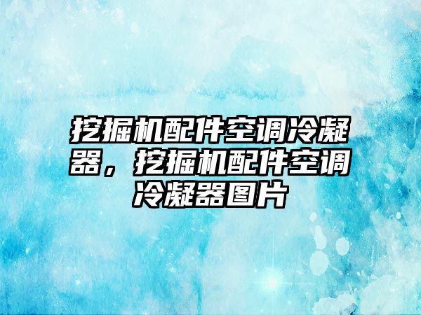 挖掘機配件空調冷凝器，挖掘機配件空調冷凝器圖片