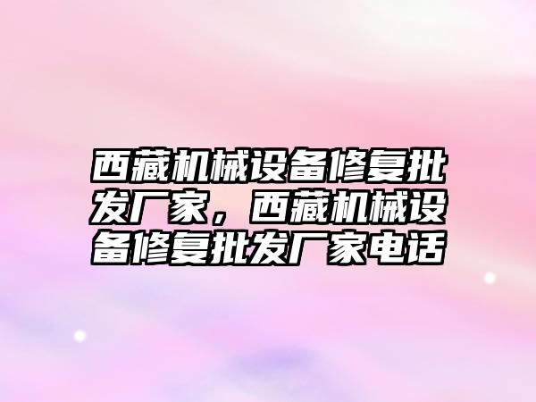 西藏機械設備修復批發廠家，西藏機械設備修復批發廠家電話