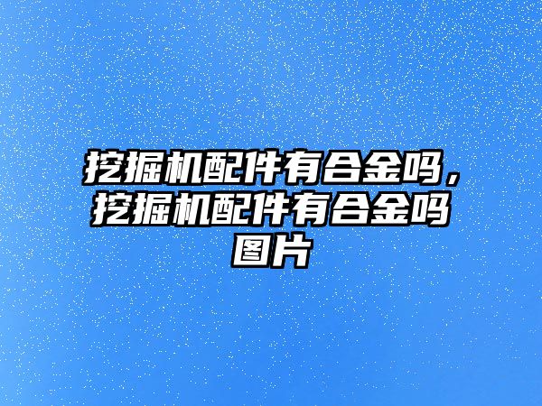 挖掘機配件有合金嗎，挖掘機配件有合金嗎圖片