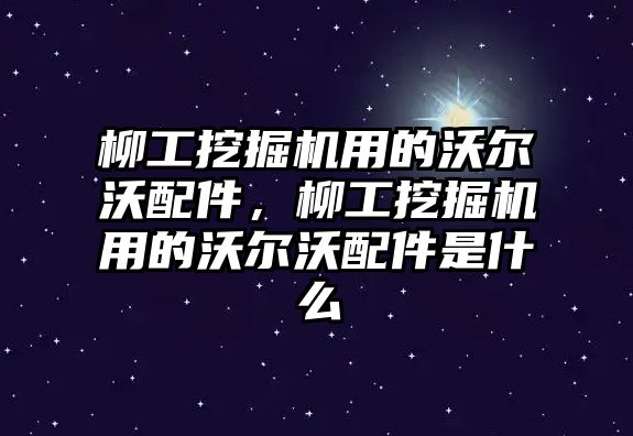 柳工挖掘機用的沃爾沃配件，柳工挖掘機用的沃爾沃配件是什么