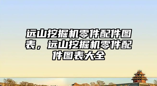 遠山挖掘機零件配件圖表，遠山挖掘機零件配件圖表大全