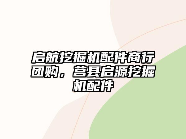 啟航挖掘機配件商行團購，莒縣啟源挖掘機配件