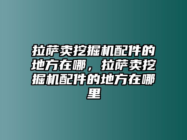 拉薩賣挖掘機配件的地方在哪，拉薩賣挖掘機配件的地方在哪里