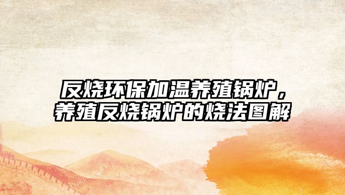 反燒環(huán)保加溫養(yǎng)殖鍋爐，養(yǎng)殖反燒鍋爐的燒法圖解