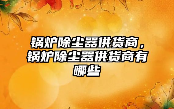 鍋爐除塵器供貨商，鍋爐除塵器供貨商有哪些