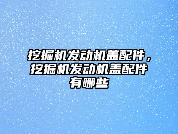 挖掘機發動機蓋配件，挖掘機發動機蓋配件有哪些