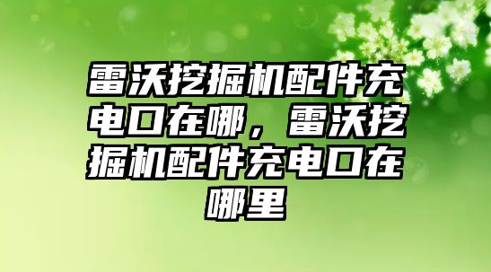 雷沃挖掘機配件充電口在哪，雷沃挖掘機配件充電口在哪里