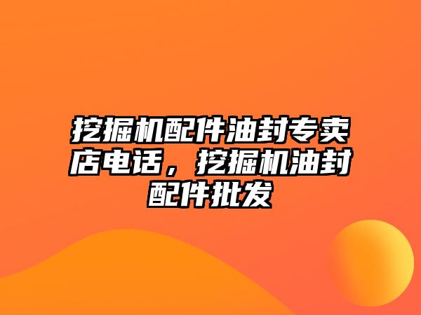 挖掘機配件油封專賣店電話，挖掘機油封配件批發