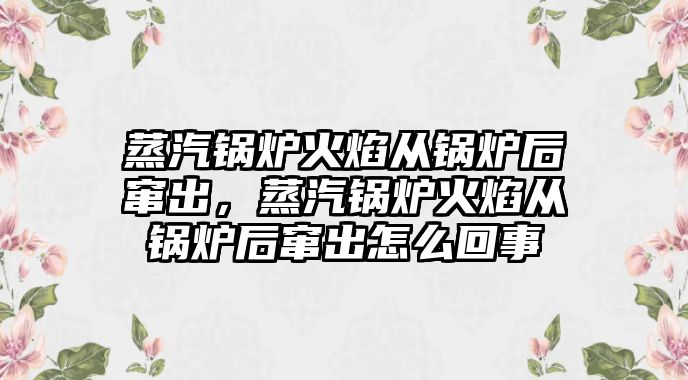 蒸汽鍋爐火焰從鍋爐后竄出，蒸汽鍋爐火焰從鍋爐后竄出怎么回事