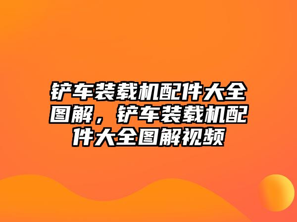 鏟車裝載機配件大全圖解，鏟車裝載機配件大全圖解視頻