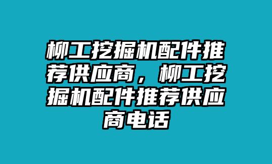 柳工挖掘機配件推薦供應商，柳工挖掘機配件推薦供應商電話