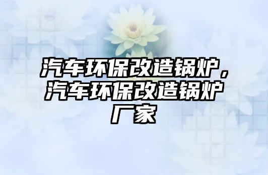 汽車環保改造鍋爐，汽車環保改造鍋爐廠家