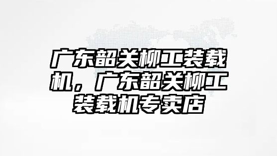 廣東韶關柳工裝載機，廣東韶關柳工裝載機專賣店