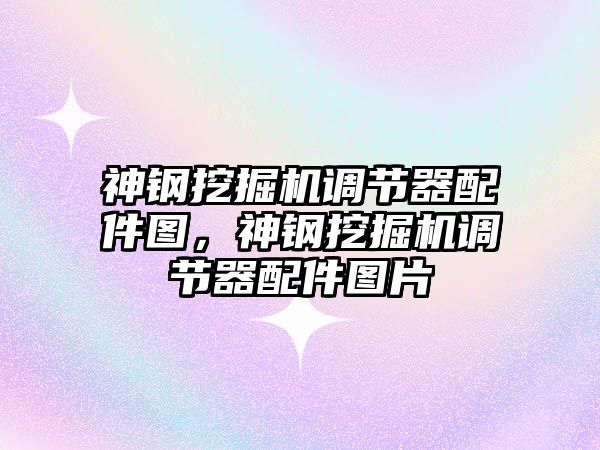 神鋼挖掘機調節器配件圖，神鋼挖掘機調節器配件圖片