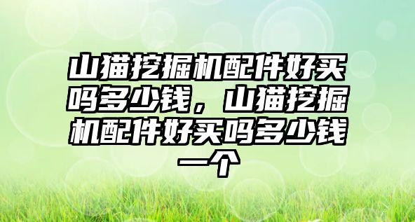 山貓挖掘機(jī)配件好買嗎多少錢，山貓挖掘機(jī)配件好買嗎多少錢一個