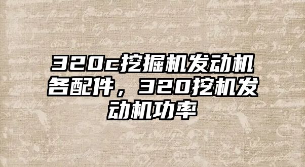 320c挖掘機(jī)發(fā)動(dòng)機(jī)各配件，320挖機(jī)發(fā)動(dòng)機(jī)功率