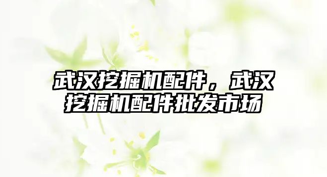 武漢挖掘機配件，武漢挖掘機配件批發市場