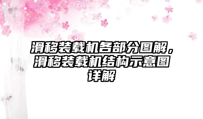 滑移裝載機各部分圖解，滑移裝載機結構示意圖詳解